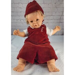 RARE Vintage Berjusa 1964 Soft Body 25" Baby Doll Realistic‎ Look & Weight A++++